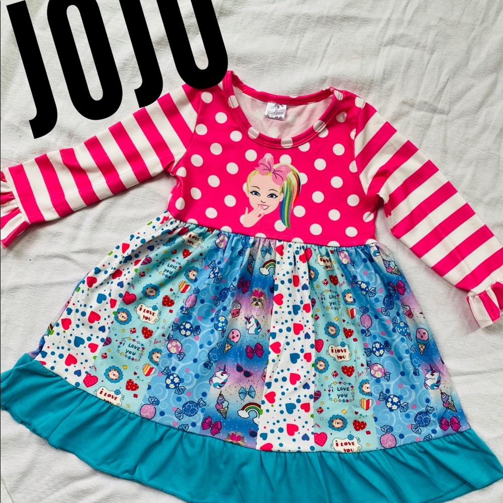 New Jojo Twirl Dress Colorful Fall Set